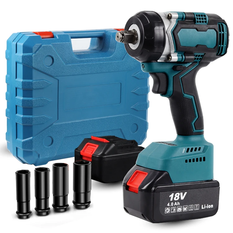 

Max Power 400nm 5 Torque Model Li-ion Battery Power Tool Cordless Wrenches 20v 1/2 Inch Head impact Power wrench