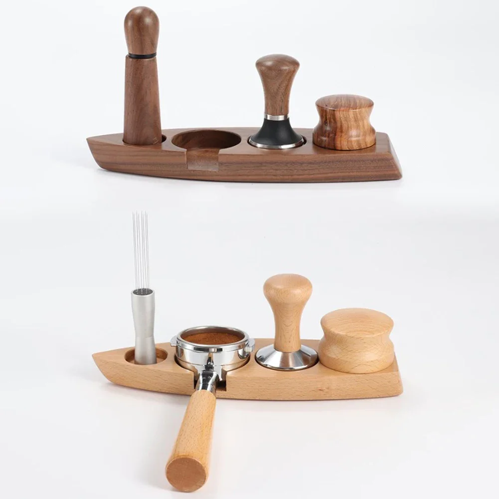 

Maximize Efficiency with Coffee Tamper Holder Portafilter Holder, 4 Holes Design, Perfect for 51/53mm, 58mm Accessories