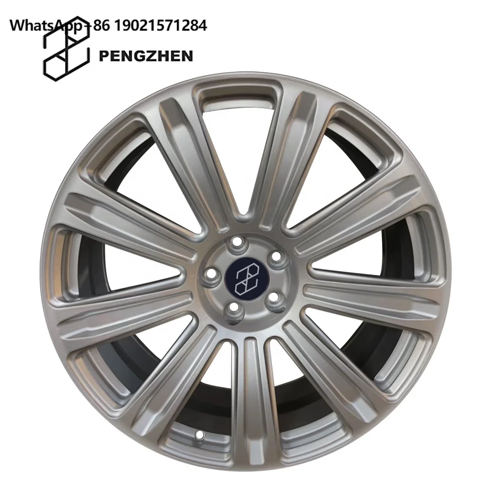 Pengzhen Mmulti Spoke Silver Color 22 23 Inch 5x120 Forged Alloy Car Wheel Hub for Land Rover