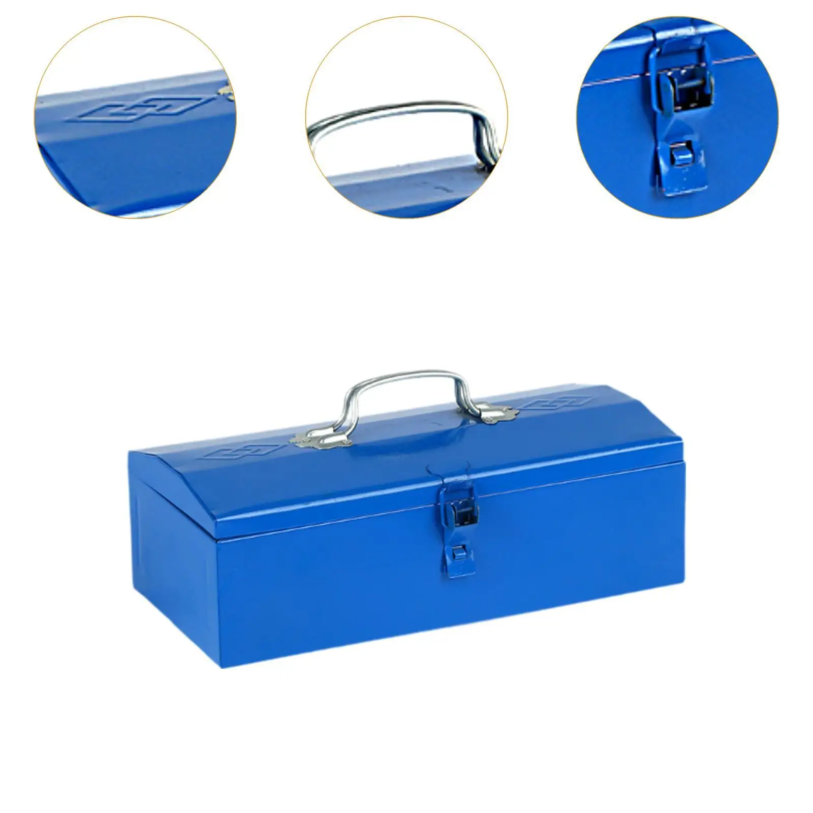 Metal Tool Box Hardware Tool Case Tool Organizer Tool Storage Box for Garages Workshop