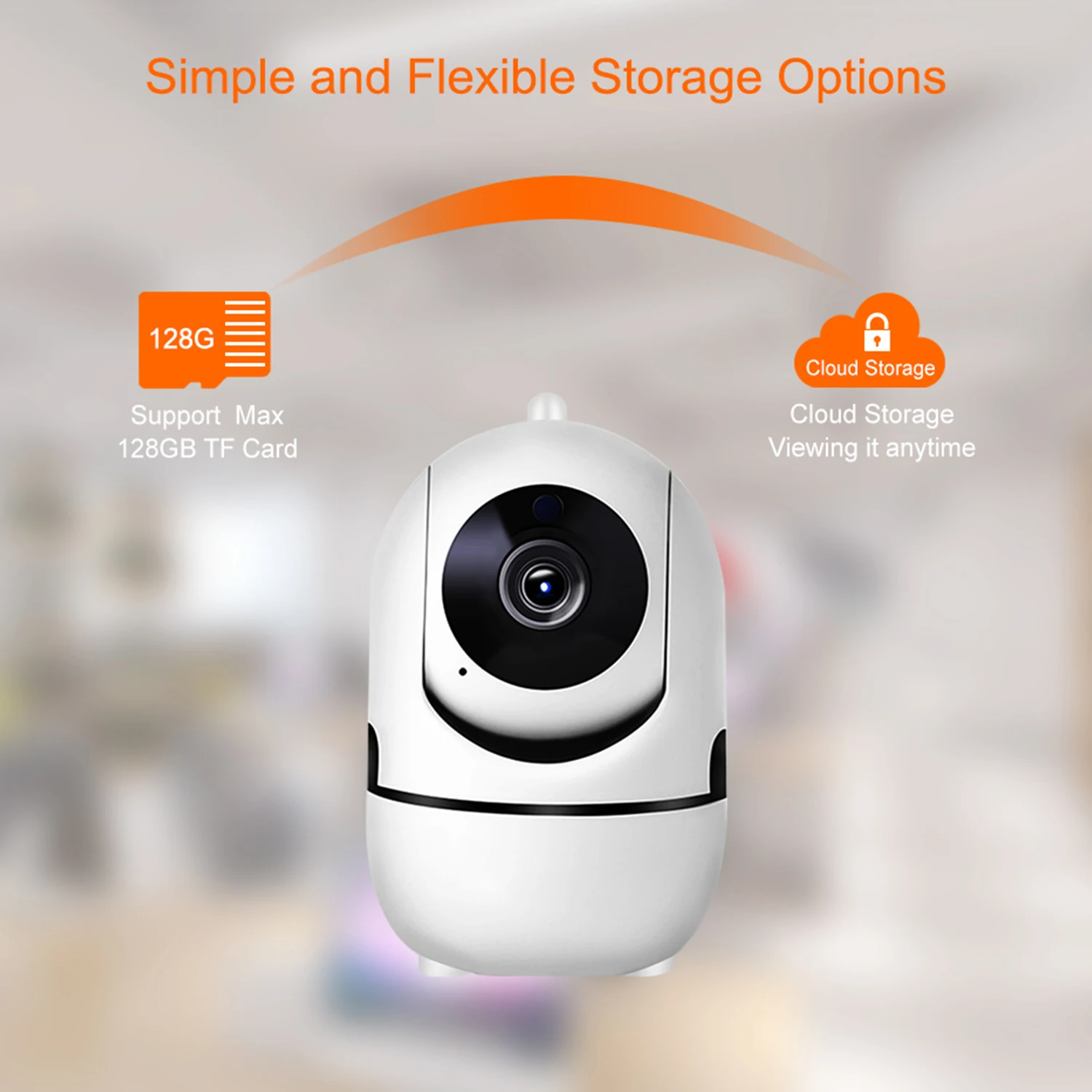 IP Camera WiFi Camera HD Moving Head Voice Intercom Home Security Monitoring System Motion Detection Alarm Push Camera