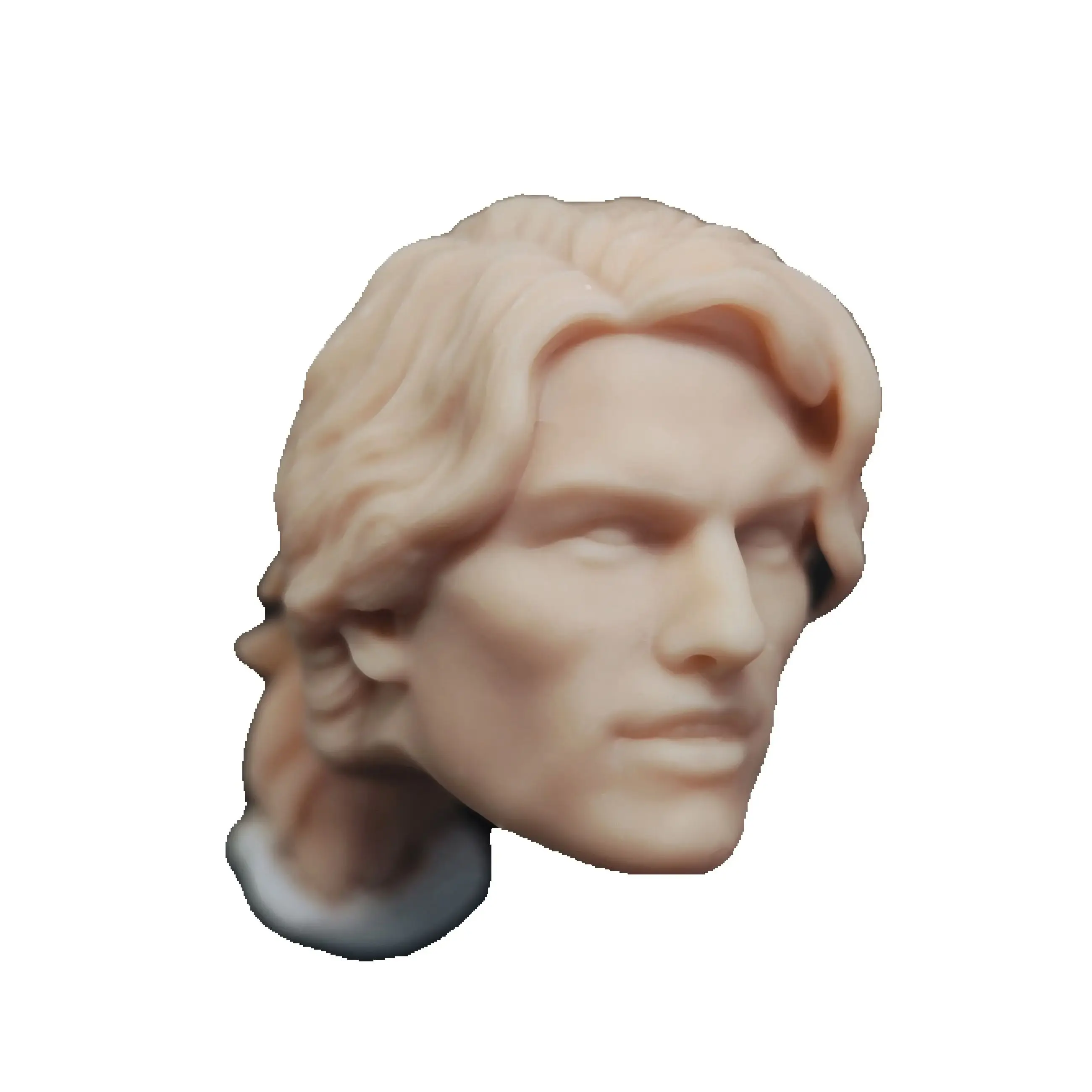 

HL1821 DIY Customized 1/18 1/12 1/10 Scale Tom C Unpainted Head Sculpt for 3.75" 6" 7" Figure SHF ML Mafex Mez NECA Mcf