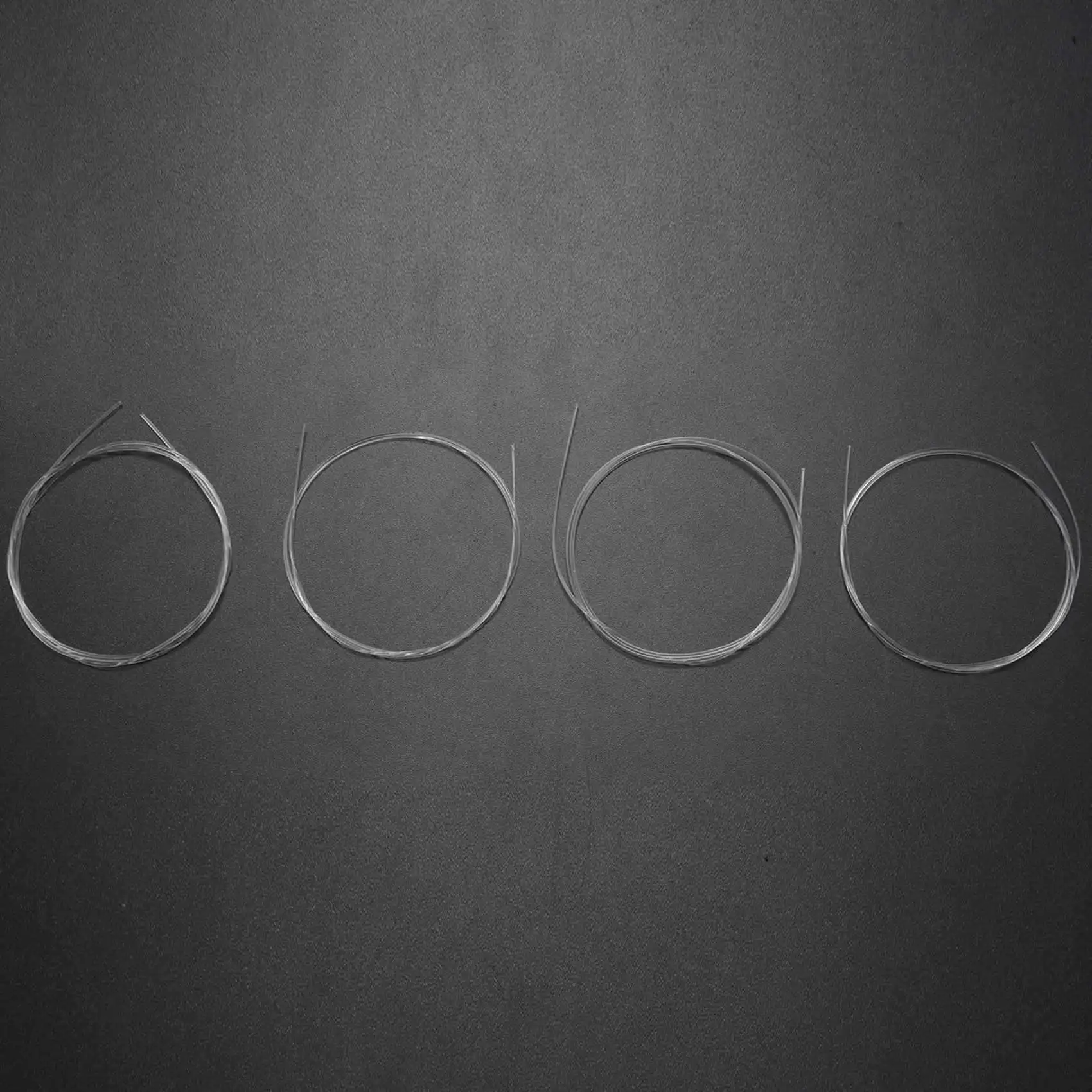 Longteam Ukulele corde in carbonio corde in fibra di fluorocarbonio per 21/ 23/ 26 pollici di chitarra Ukulele parte bianca