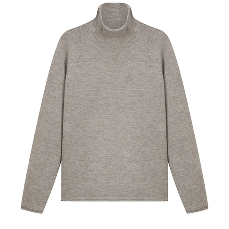 

Exquisite Turtlenext Men Sweater Slim Fit Solid Color Pullovers Winter Quality Soft Comfortable Acrylic Blends Sueters De Hombre