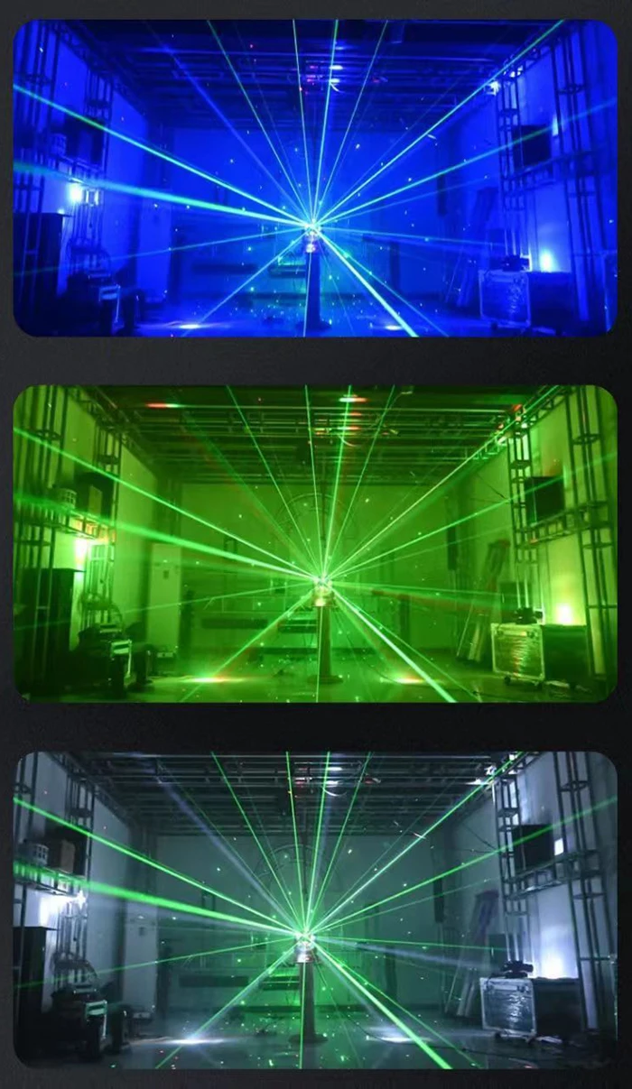 LED-Laser-Bühnenlicht, RGBW, 4-in-1, vollfarbig, bewegliches, bewegliches Strahllicht, DMX-Effektlicht für Hochzeit, Bar, Zuhause, Party, Disco – Detail 6
