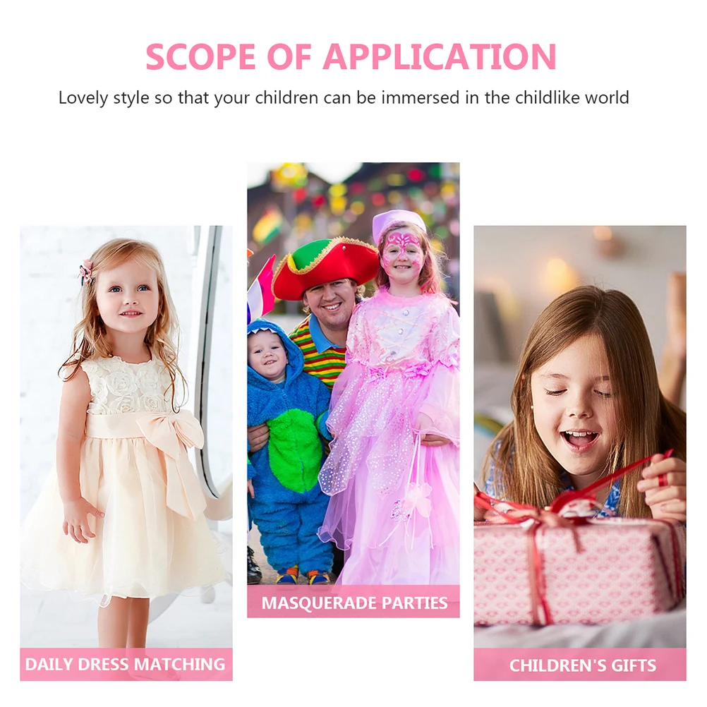 

2Pcs Princess Crown Headband Long Braided Wigs for Girls Cosplay Dress Up Accessories Snowflake Design Lightweight Comfortable