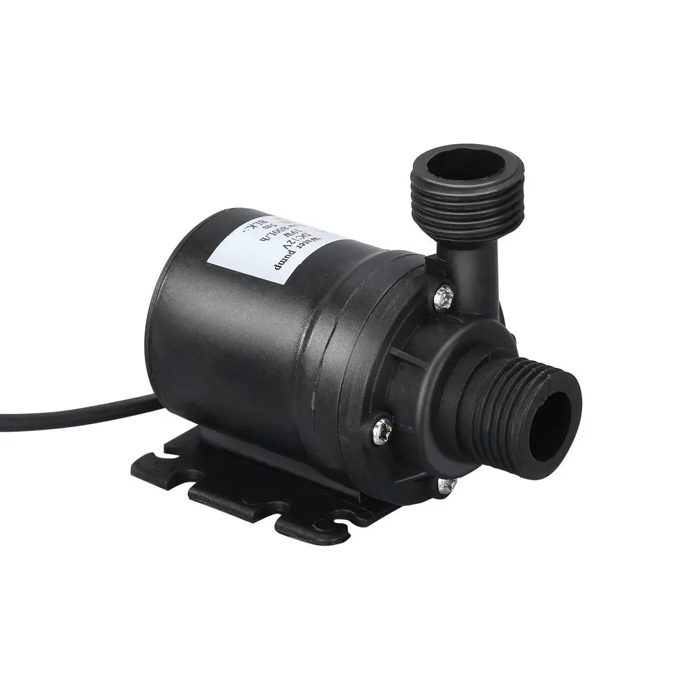 Professional Ultra Quiet Mini DC 12V Lift 5M 800L/H Brushless Motor Submersible Water Pump Multifunction Threaded Water Pump