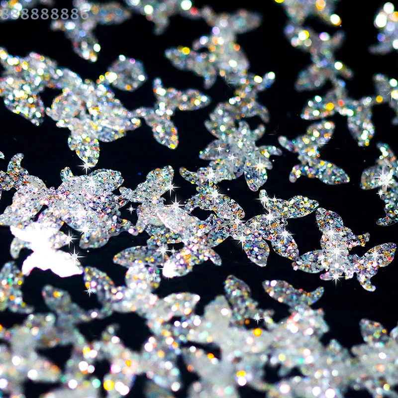 Mini Sparkling Star Nail Glitter Pentagram Nail Art Decoration Cute DIY Salon Design Accessory