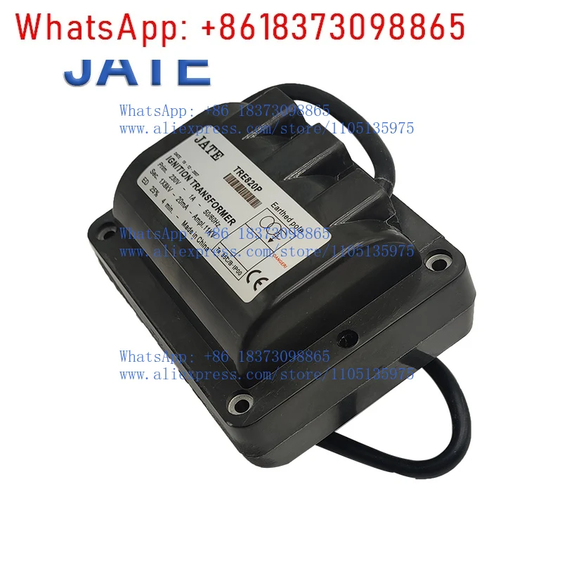 Ignition Transformer JATE TRE820 Gas Burner Ignition Transformer Adjustable Ignition Inductor Transformer