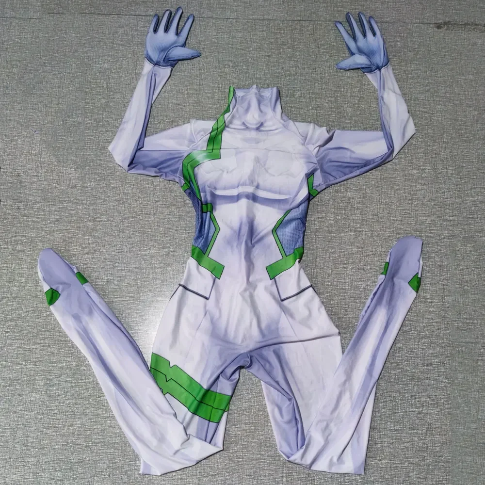 Halloween Erwachsene/Kinder weiß Null zwei 02 Anzug Liebling im Franxx Cosplay Kostüm Zentai Bodysuit Frau Overall