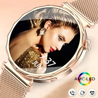 2025 New GPS Tracking Smartwatch Women AMOLED HD Screen Heart Rate Bluetooth Call IP68 Waterproof Smart Watch For Huawei Android