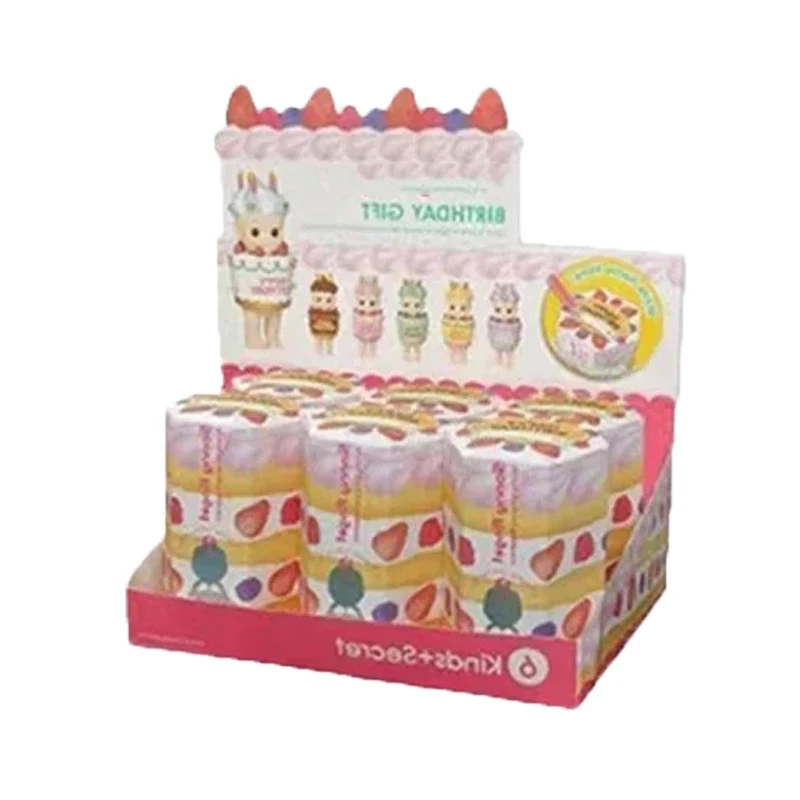 2025 جديد S الملاك كعكة عيد ميلاد سلسلة صندوق أعمى لطيف Hippers هدية سلسلة نماذج دمية غرفة أنيمي صغيرة هدية الكريسماس صندوق أعمى