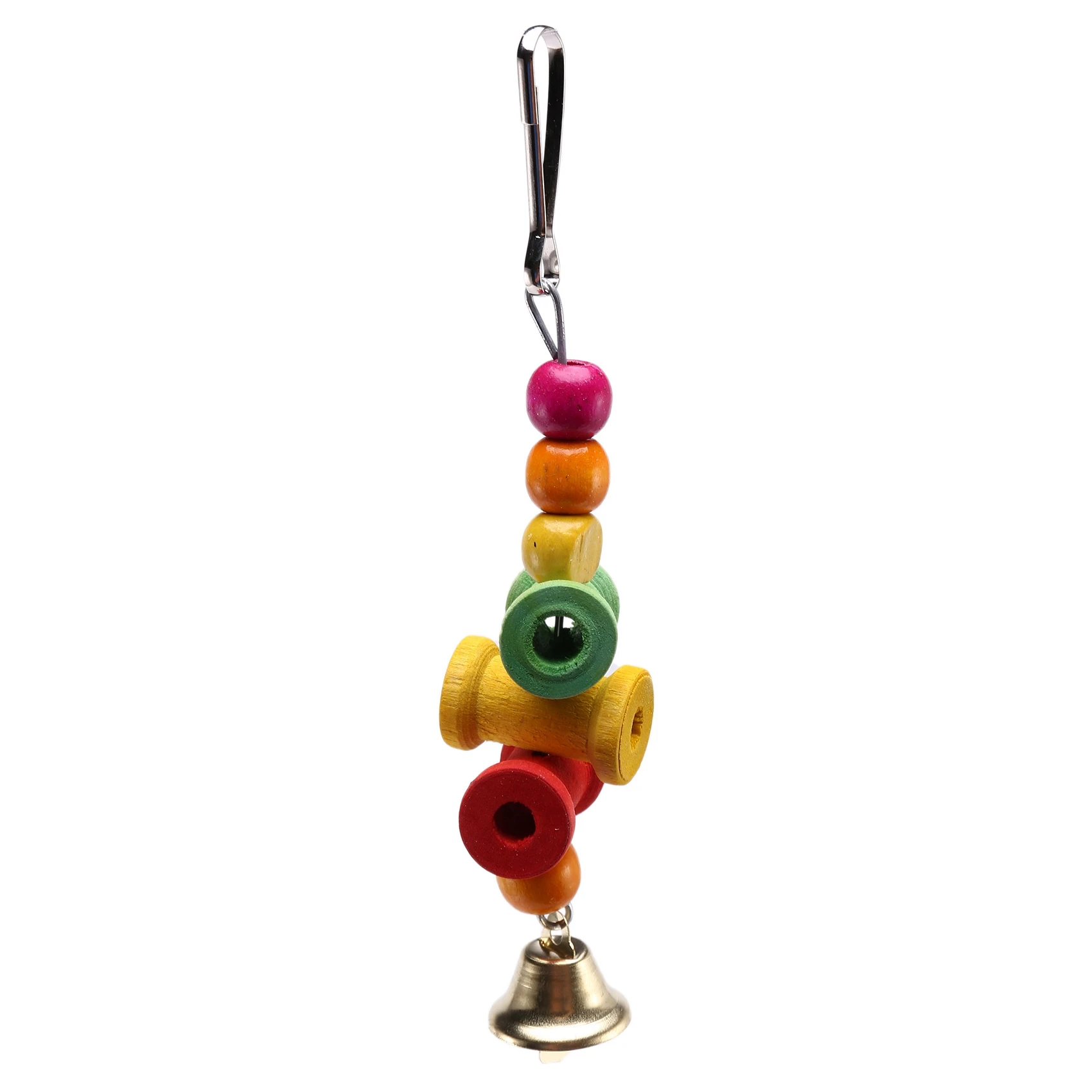 

B62B-30 Pcs Bird Parrot Toys, Bird Swing Toy Colorful Chewing Hanging Hammock Swing Bell Pet Climbing Ladders Toys Bird Toys