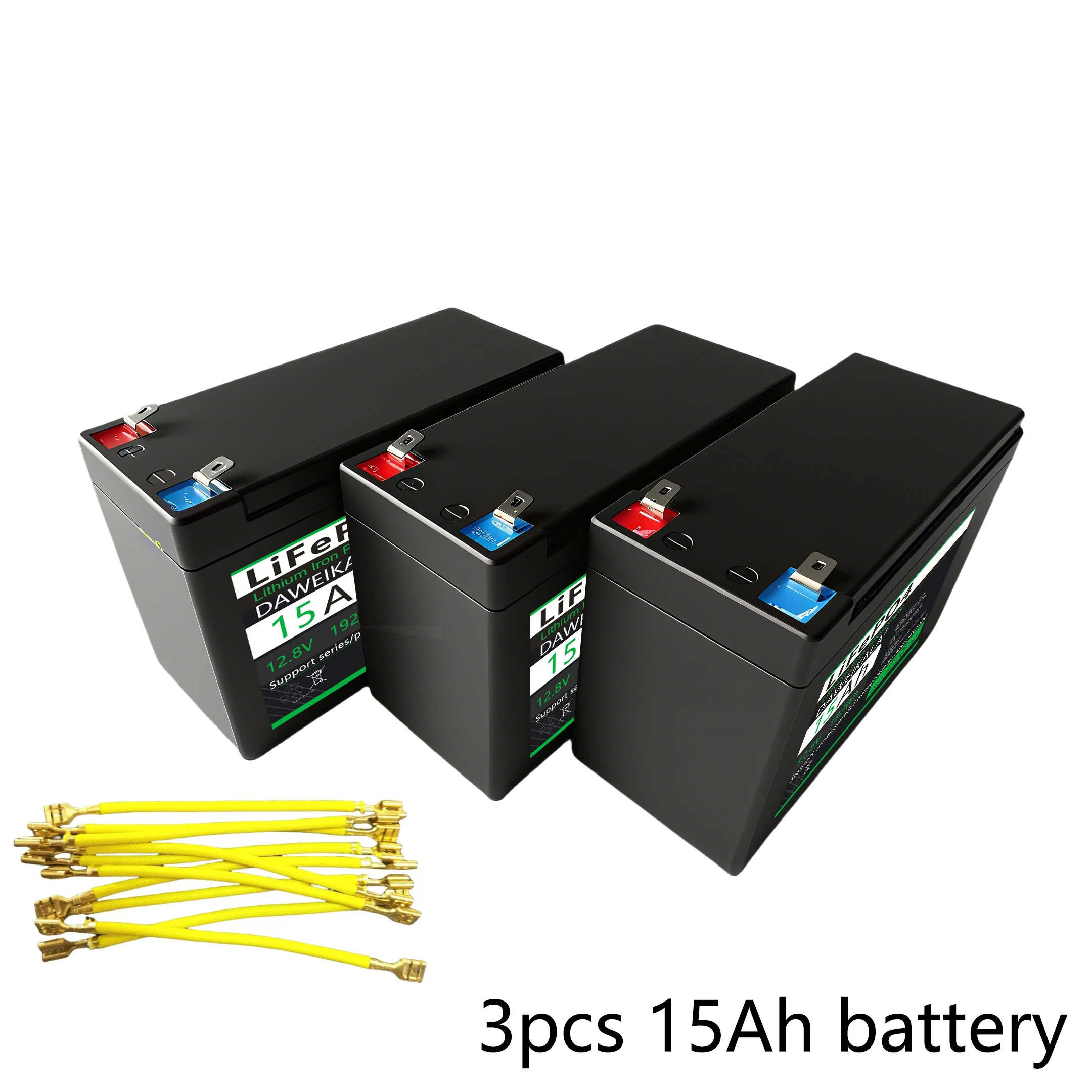 12V 15Ah LiFePO4 accu Ingebouwde 30A BMS voor spuittoegangscontrole audio UPS Kinderspeelgoed Elektrisch voertuig 12V voeding