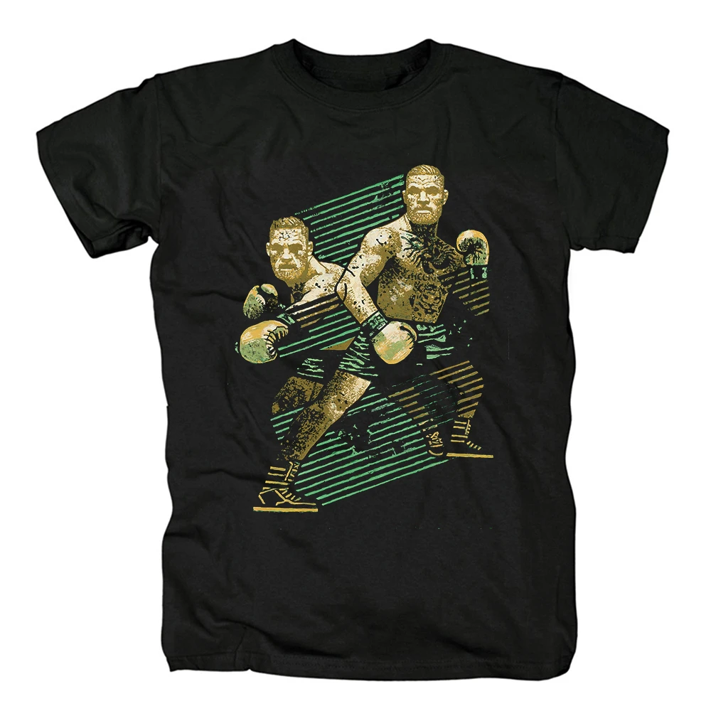 Boy Vintage Christmas Tee Shirt Guys Punk Designer Streetwear Awesome MMA Conor McGregor  King Featherweight  T Shirt