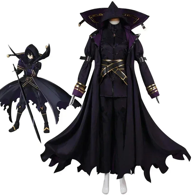 

Anime The Eminence in Cosplay Cid Kagenou Costume Leader of Shadow Garden Fancy Outfit Wig Shoes For Adult Halloweenv;2,r'6;t.