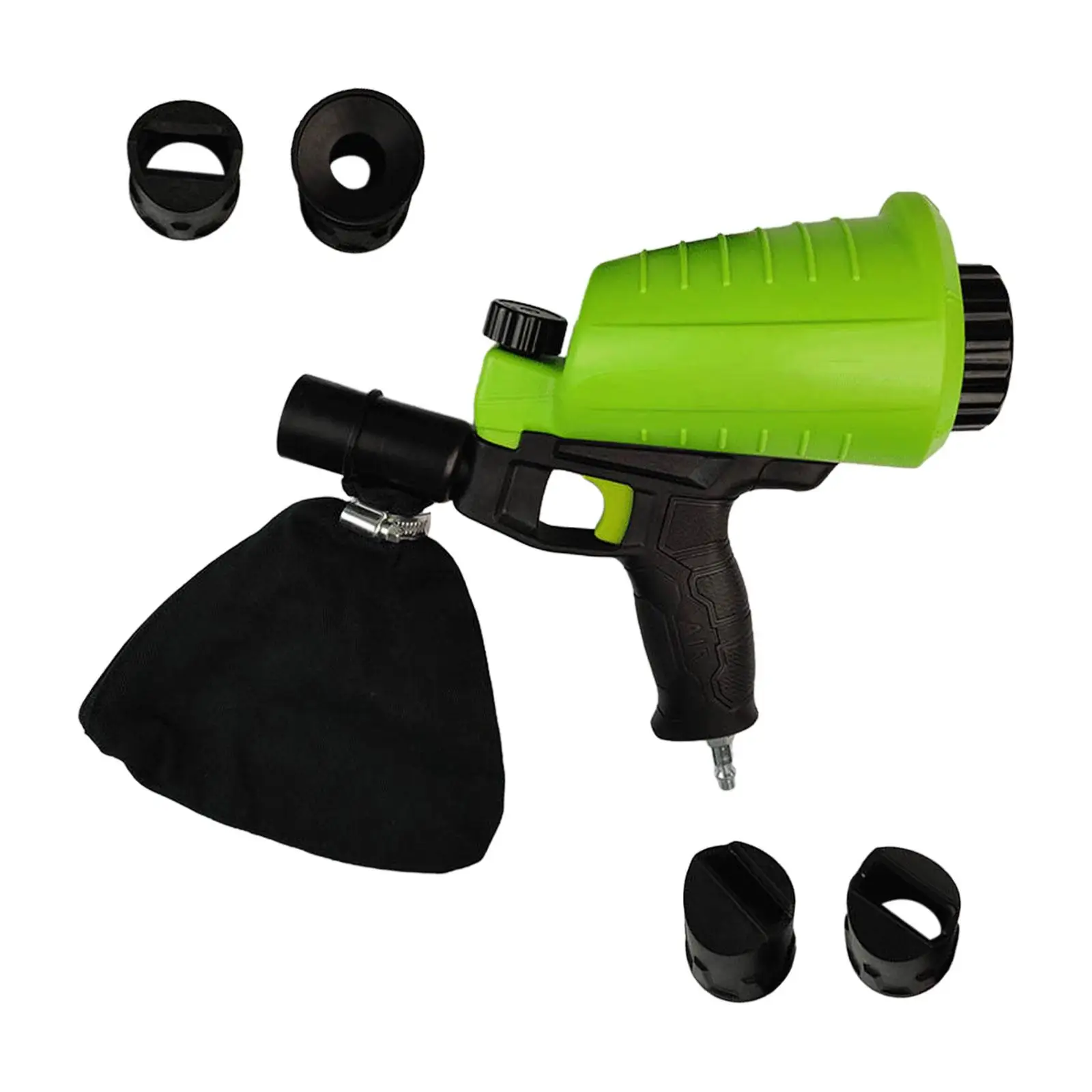 Air Spray Sandblasting Tool Comfortable Grip Spray with 4 Nozzles for Cleaning Pool Tiles Sturdy Lightweight