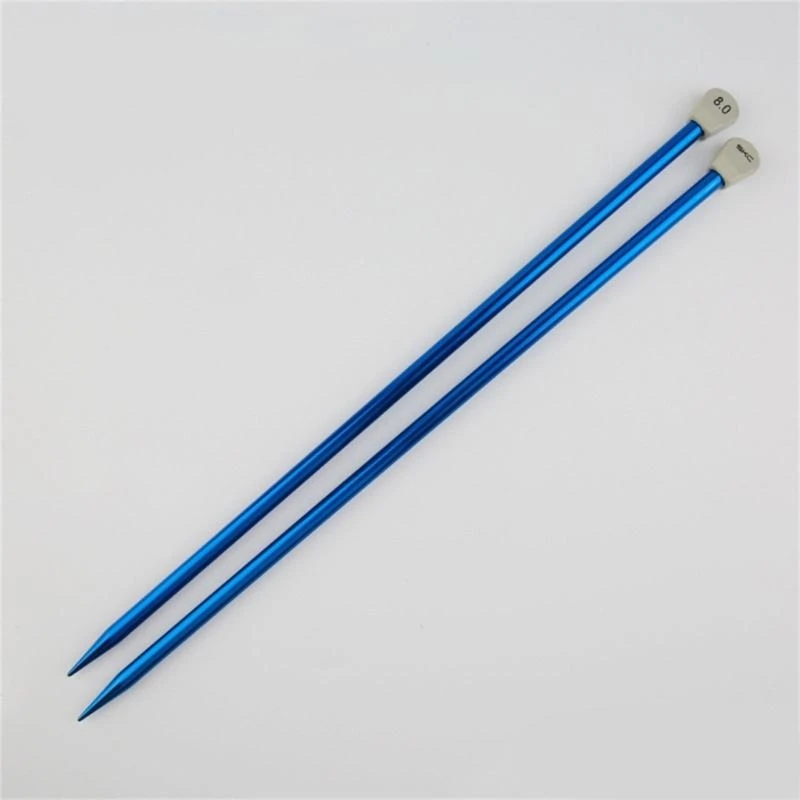 E06B Single Pointed Staight Needle 2mm-12mm Aluminum Knitting Needle for Sweater