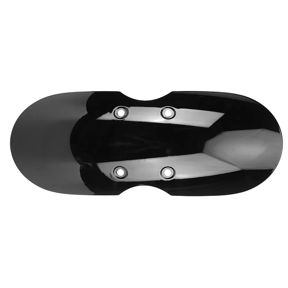 Black Short Front Mudguard Short Design Front Mount Splash Guard Mudguard ABS Plastic Aftermarket Mudguard Air-Cooled Engine