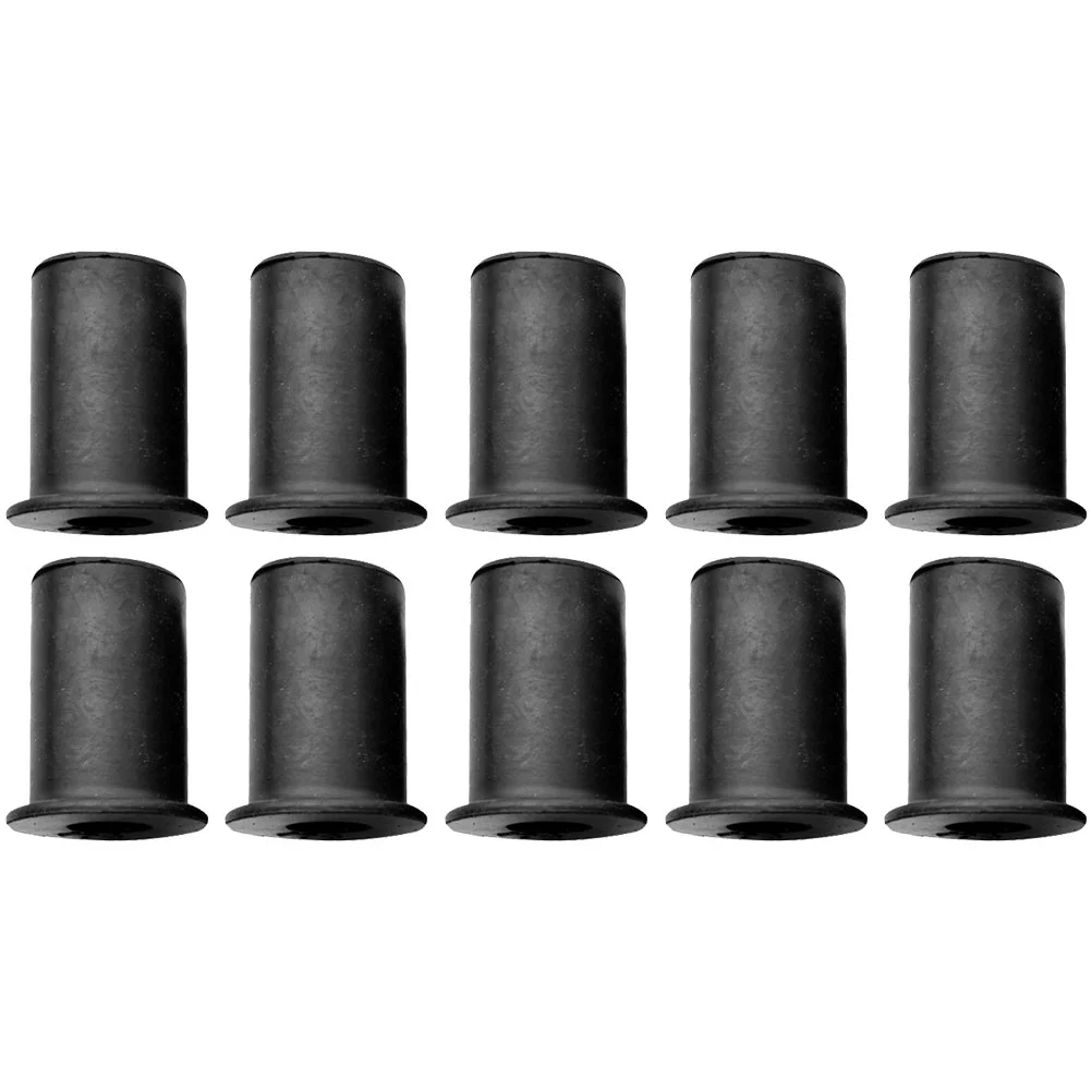 

10 Pcs Windshield Nut Motorcycle for Kids Part Well Nuts Kit Suite Fastener Windscreen Copper Rubber Child