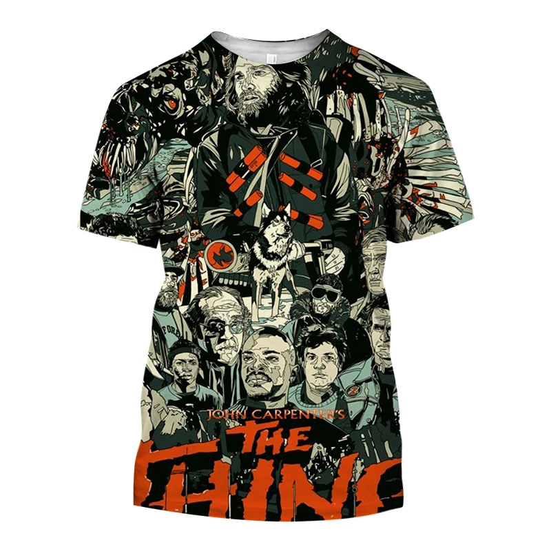 New Summer Popular Menswear Teen classic THE WARRIORS 3D Men T-shirt Fashion Casual women Short Sleeve Top Boy unisex