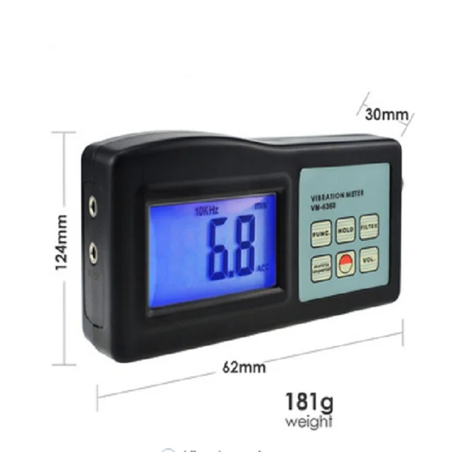 Taijia VM-6360 Lage prijs Trillingsanalysator Trillingsmeter Draagbare trillingsanalysator Prijs