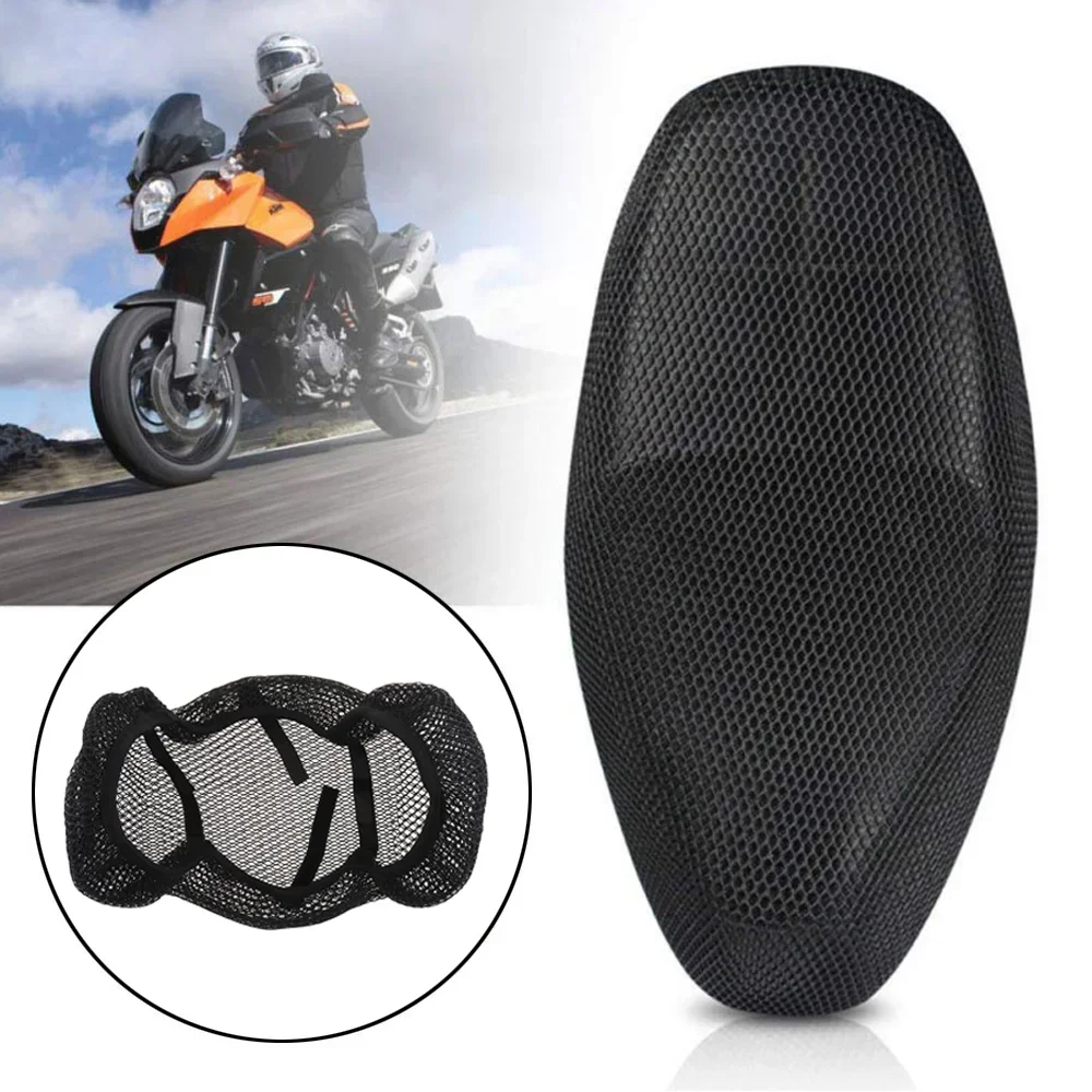 

NEW 1Pcs Anti-Slip 3D Motorcycle Seat Cushion Cover Net Heat Insulation Mesh Fabric Pad Cushion Protector S-XXXXXL