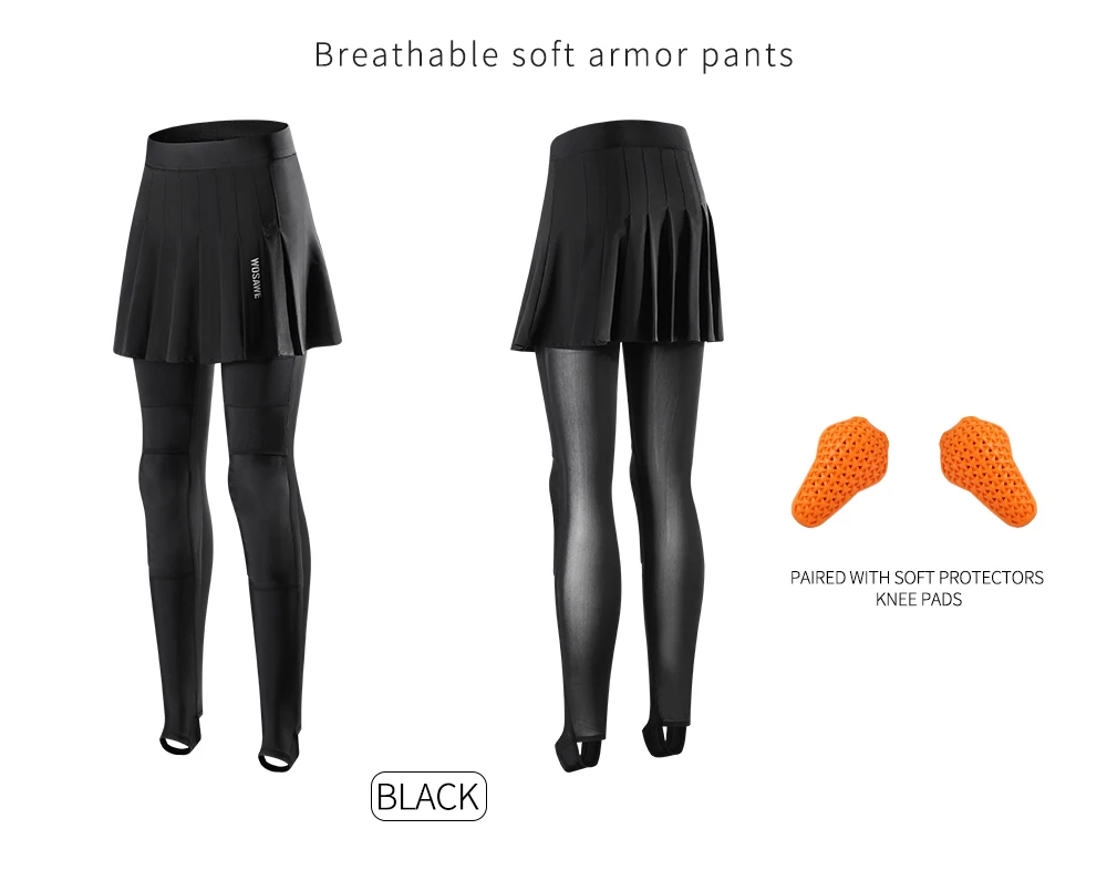 WOSAWE Motorcycle Female Riding Pants Summer Mesh Breathable Trousers Motocross Knight Protection Slim Trousers For Girls