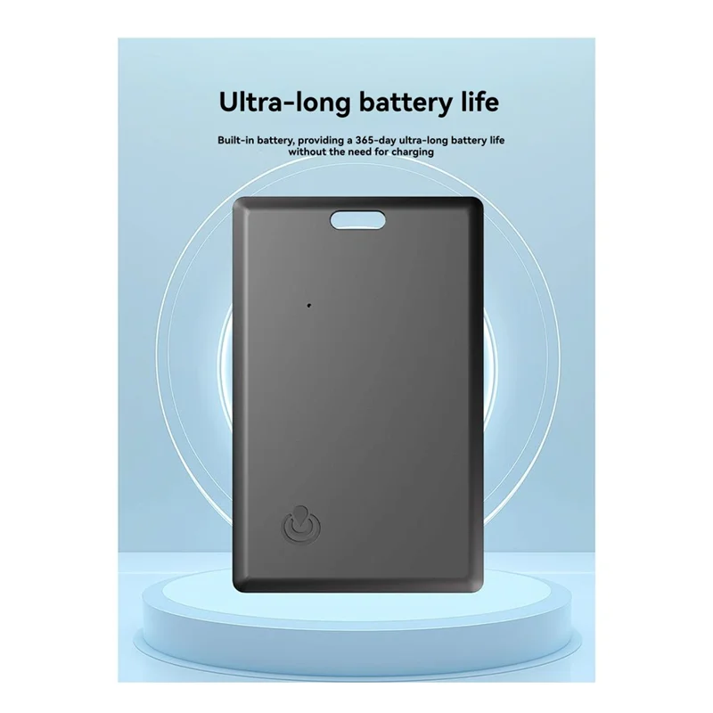 Tarjeta de seguimiento de billetera inteligente Bluetooth ultrafina funciona con Iphone Find My App Locator A