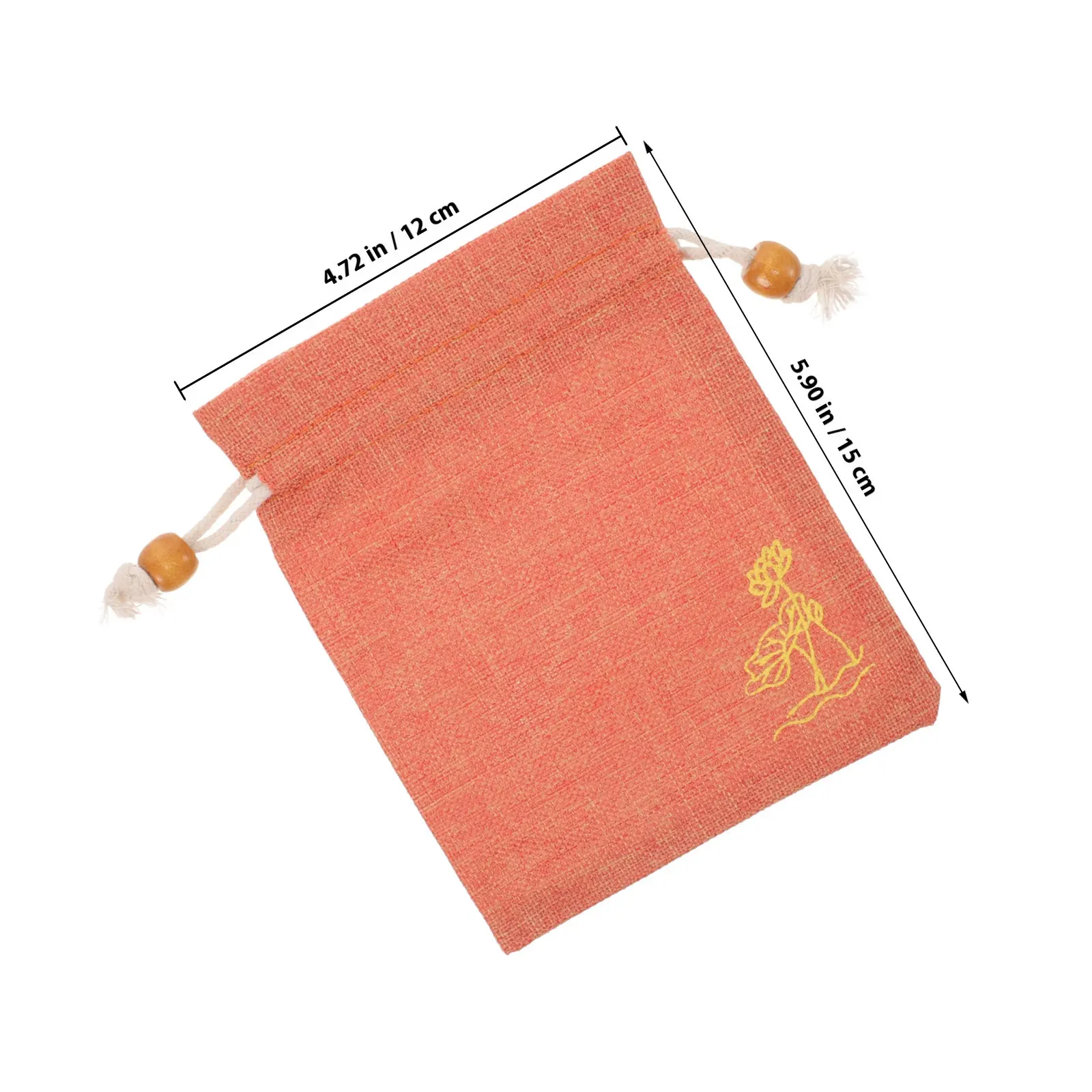 10Pcs Empty Fragrance Sachet Bag Chinese Pattern Drawstring Scent Pouch Portable Decorative Hanging Perfume Holder Small Gift