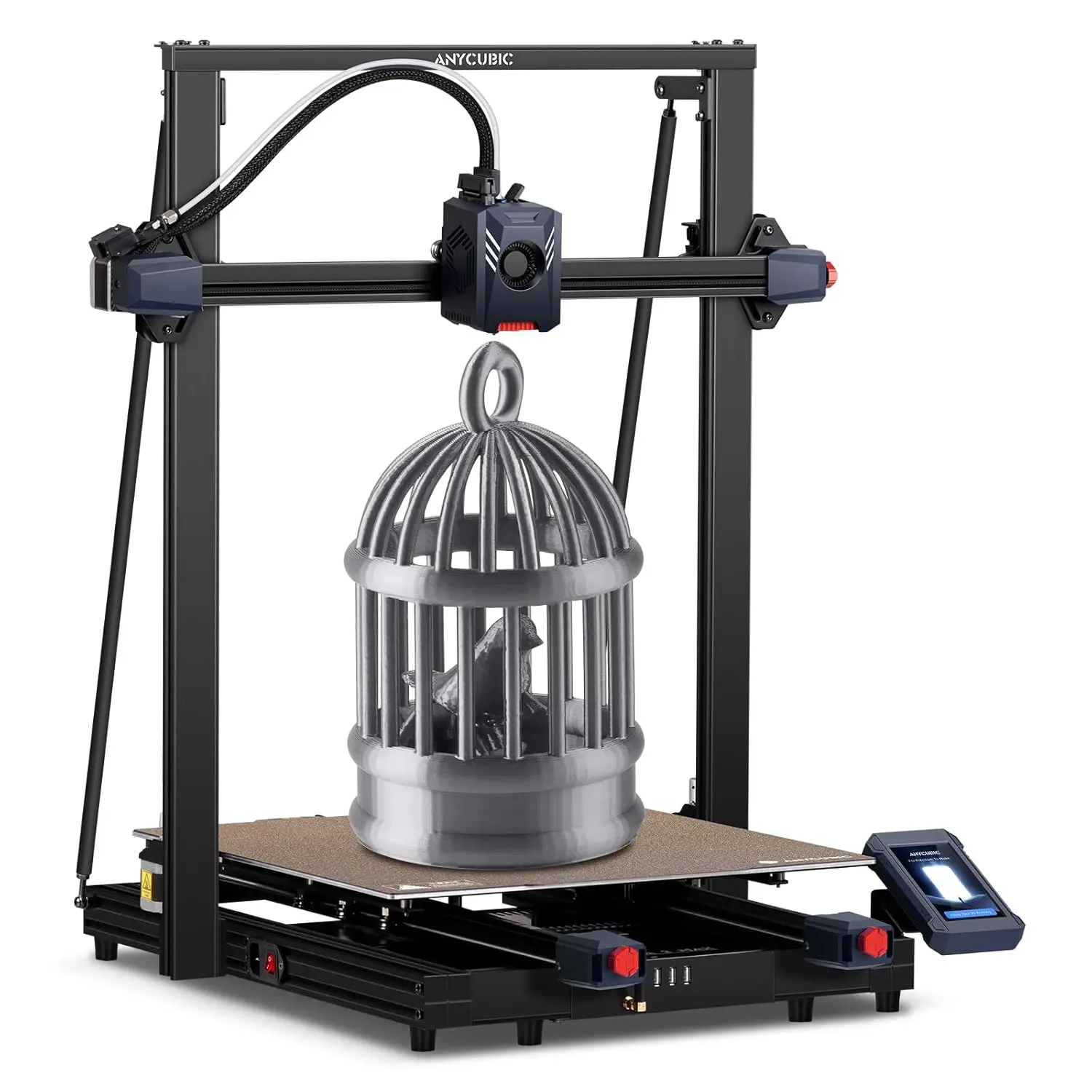 

ANYCUBIC Kobra 2 Max 3D Printer, 500mm/s High Speed Fully Auto Leveling Dual-Gear Direct Extruder Intelligent Control