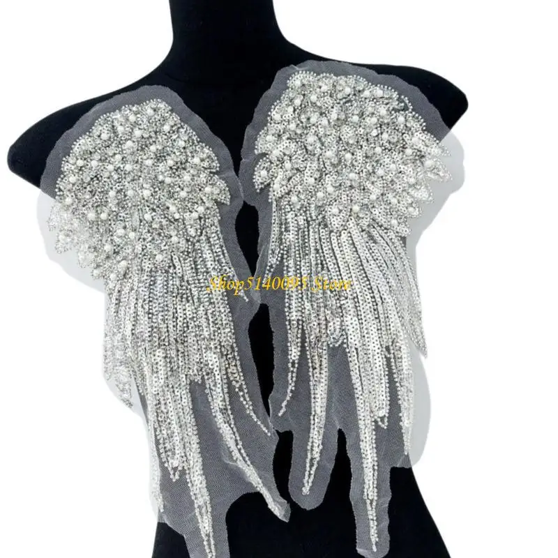 DXAE 2PCS MultiColor Elegant Angel Wing Wing Women Badge Badge Wing Wing Wing