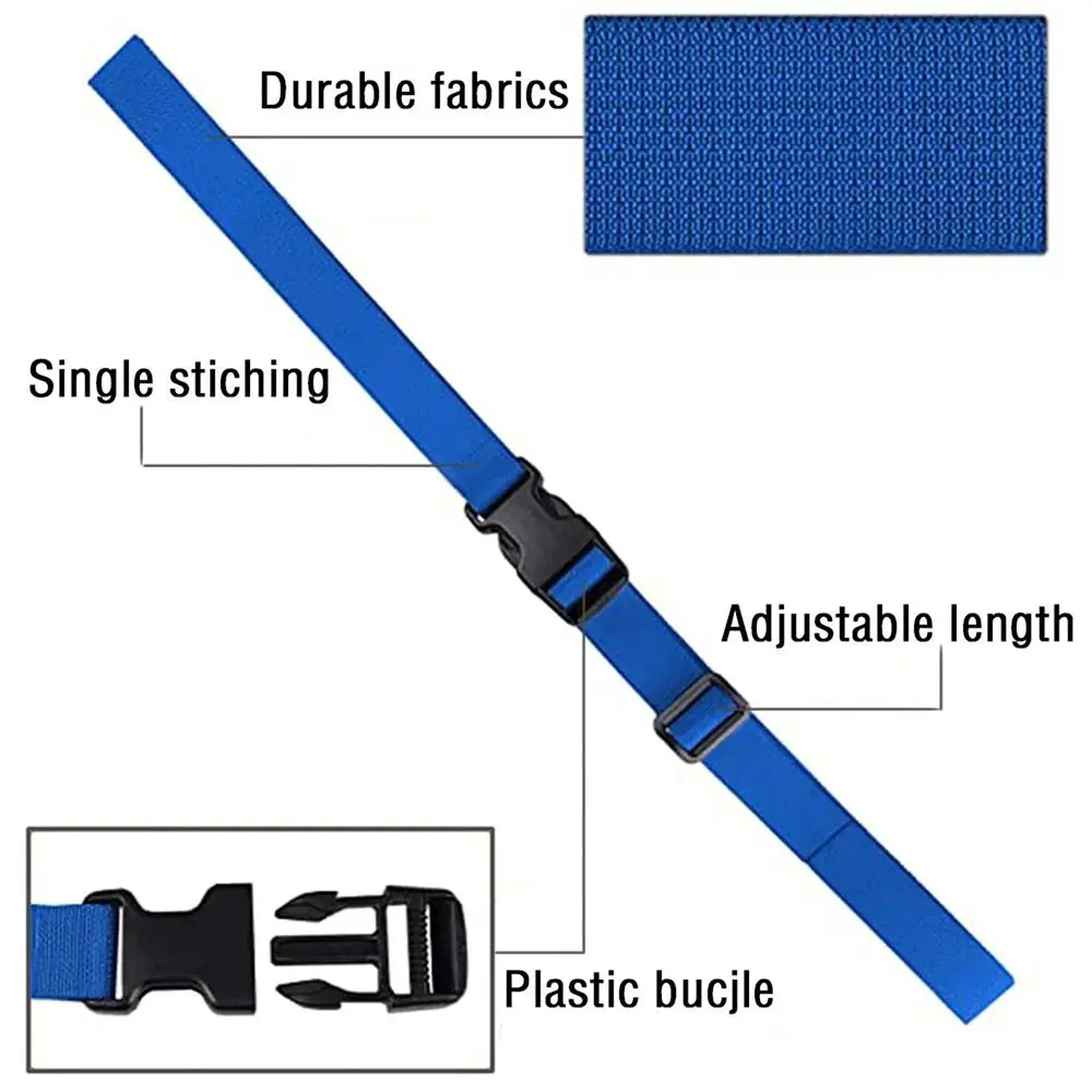 Nylon Luggage Bundling Packing Straps Suitcase Belts Protective Belt Luggage Straps Fixed Straps Adjustable Baggage Belts