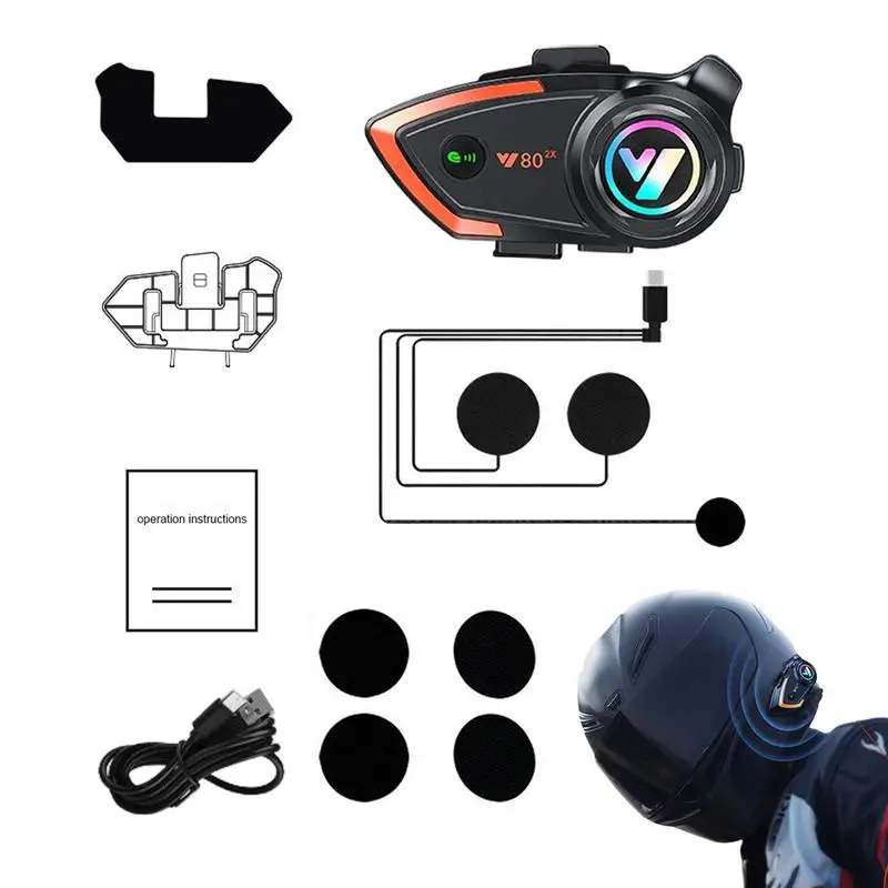 

Motorcycle Helmet Headset Bluetooths Waterproof Low Power Consumption Better Sound Quality Motorcycl Headphon Motocros Accessory