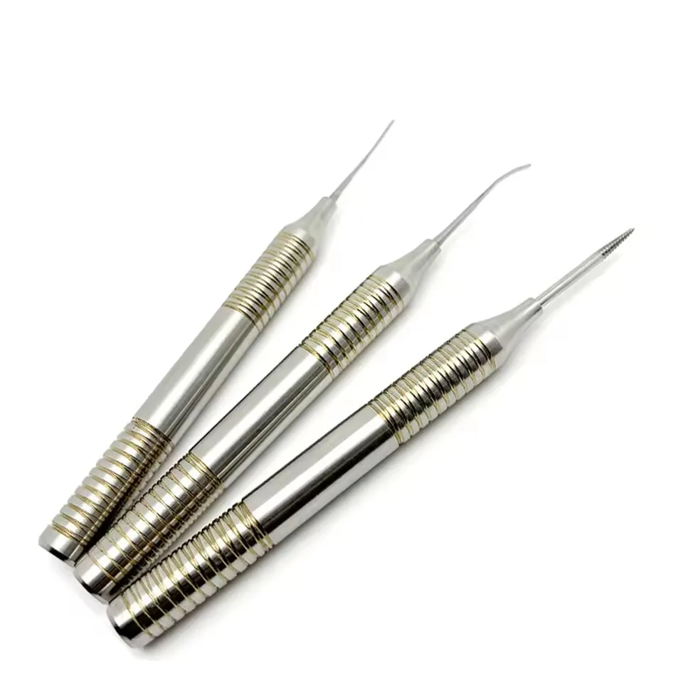 3Pcs Dental Flex Periotome Power Kit Tooth Extraction Titanium Tip Tooth Extraction Screw Elevator Flexible