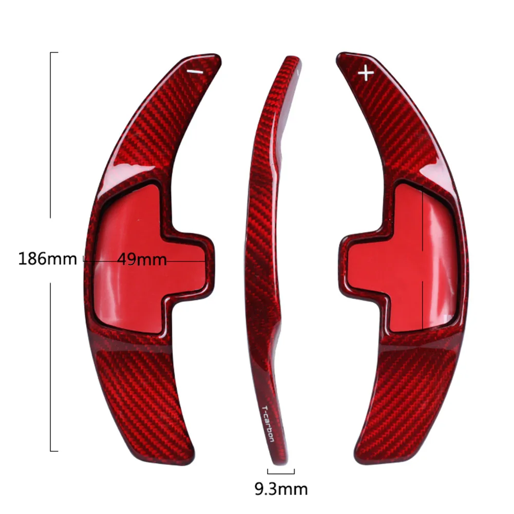 2Pcs Carbon Fiber Car Steering Wheel Paddle Shift For Mercedes Benz GLE CLA GLC Class S-Class E300 E200 C180L C260L C200L