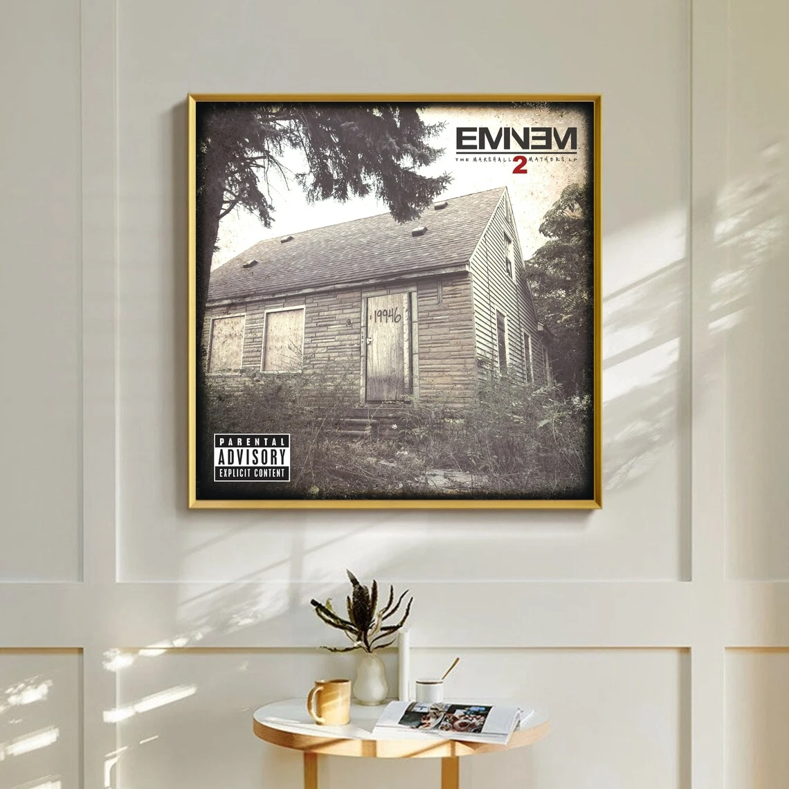 Eminem - The Marshall Mathers LP 2 Music Album Poster Canvas Art Print Home Decor Wall Painting ( No Frame )