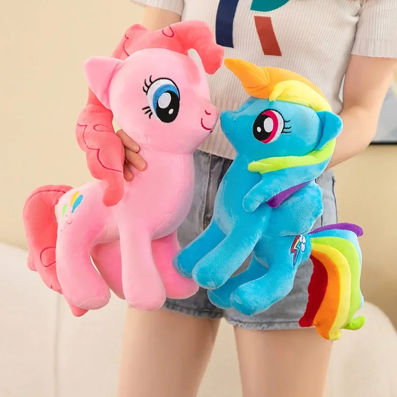 20cm My Little Pony Rainbow Dash Twilight Sparkle Cute Cartoon Plush Toys Stuffed Doll Anime Figure Car Accessories Kids Gifts