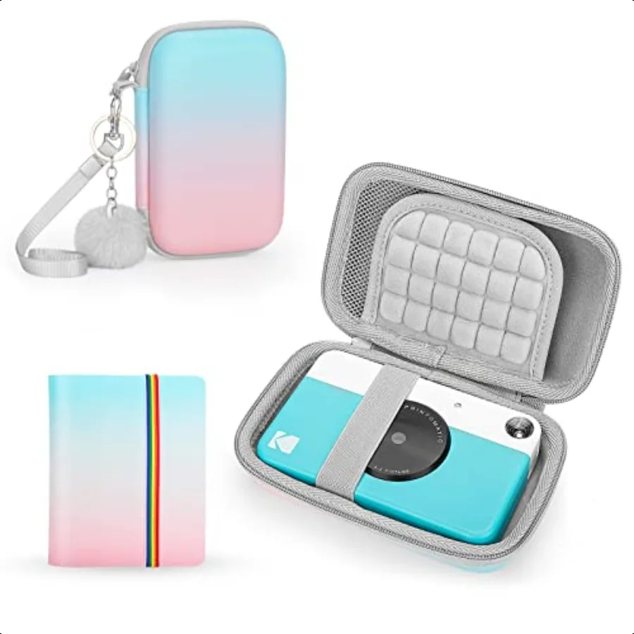 

Album for Kodak PRINTOMATIC Mini 2 HD Smile Instant Photo Printer with Case for Kodak Cameras Carrying Travel Protective Storag