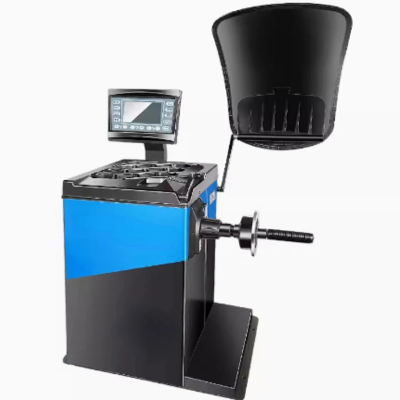 

Tire dynamic balancing machine automatically finds points for car electromagnetic brake tire lifting and lowering