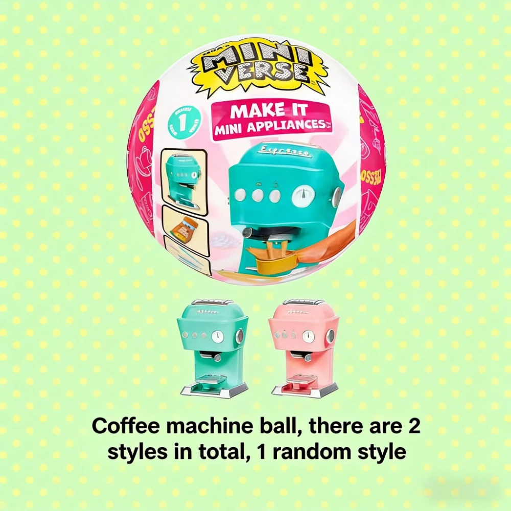 Miniverse handheld small appliances  juice milk tea coffee mini surprise food blind box balls toy  beverage machines