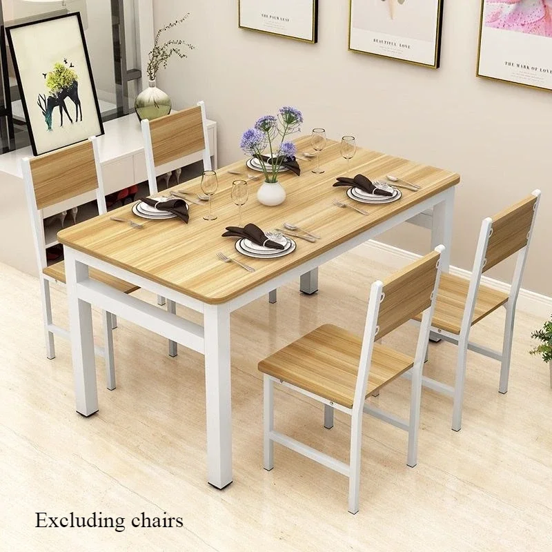 Small Space Dining Table Modern RectangularRestaurant Ready Home Use Dinning Table Furniture Kitchen Table Living Room Table