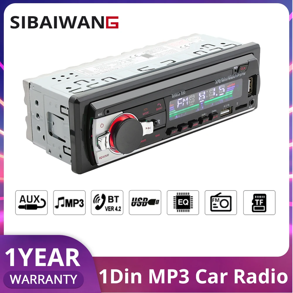 Sibaiwang 1DIN MP3 … - image