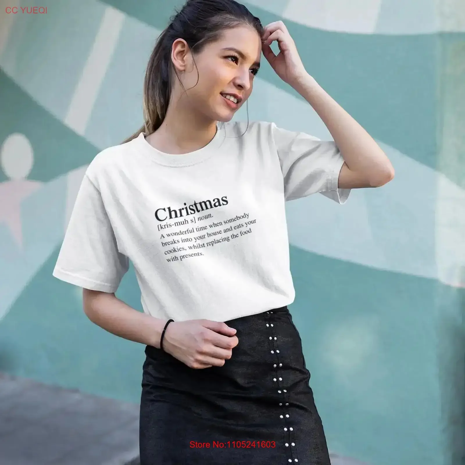 Christmas Defination T Shirt I Special vintage Washed graphic designer clothes fashion Top For Everyday Wear Stretched Unisex