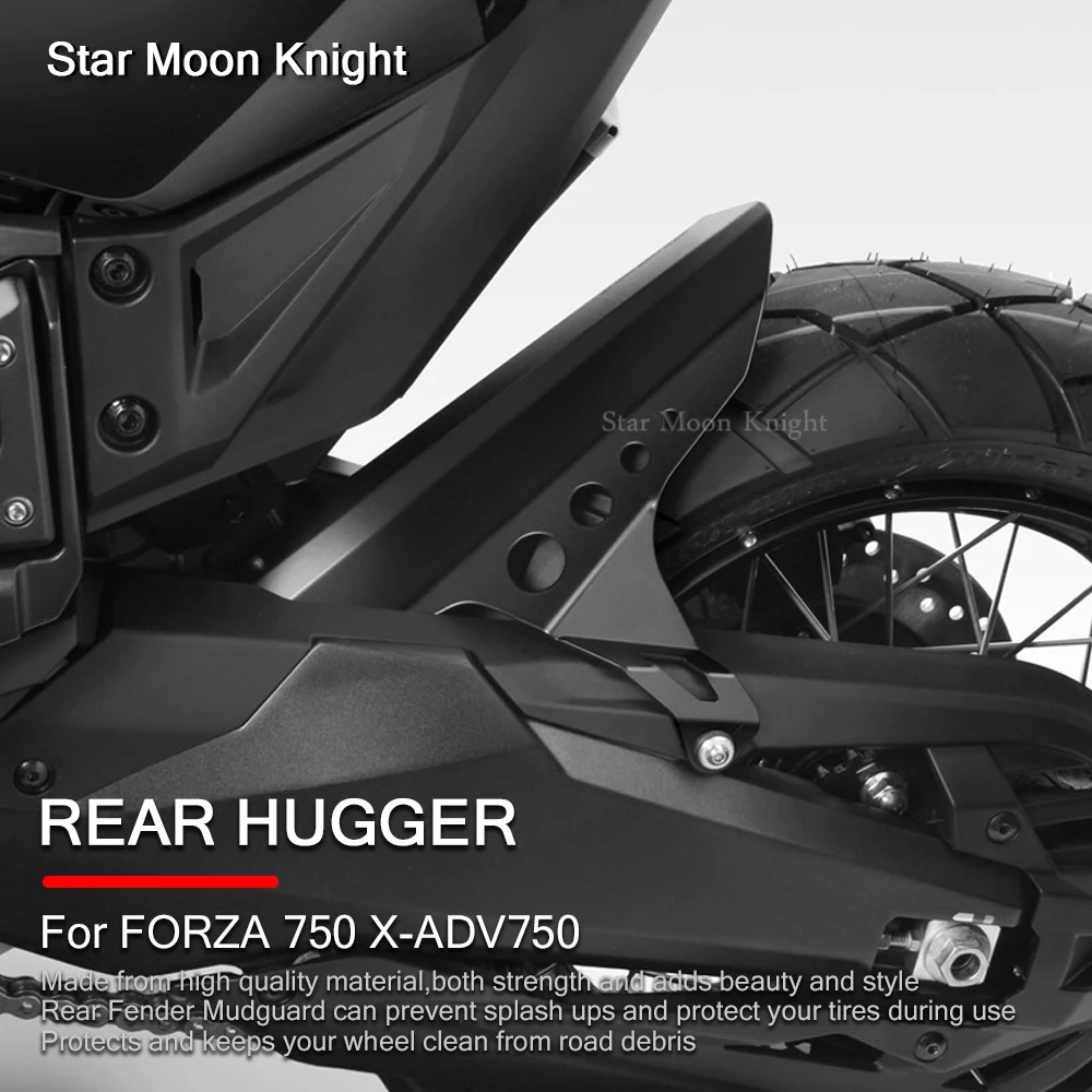 Motorcycle Aluminum Rear Hugger Mudguard Fender Rear Extender Extension Guard Fit For Honda X-ADV 750 XADV750 For FORZA 750