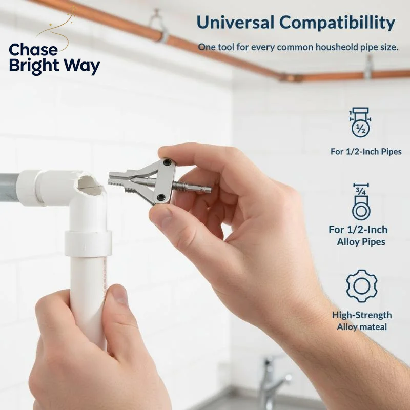 Universal Broken Pipe Extractor Reusable Faucet Valve Stuck Insert Remover 1PC for Plumbers & Home DIY Users