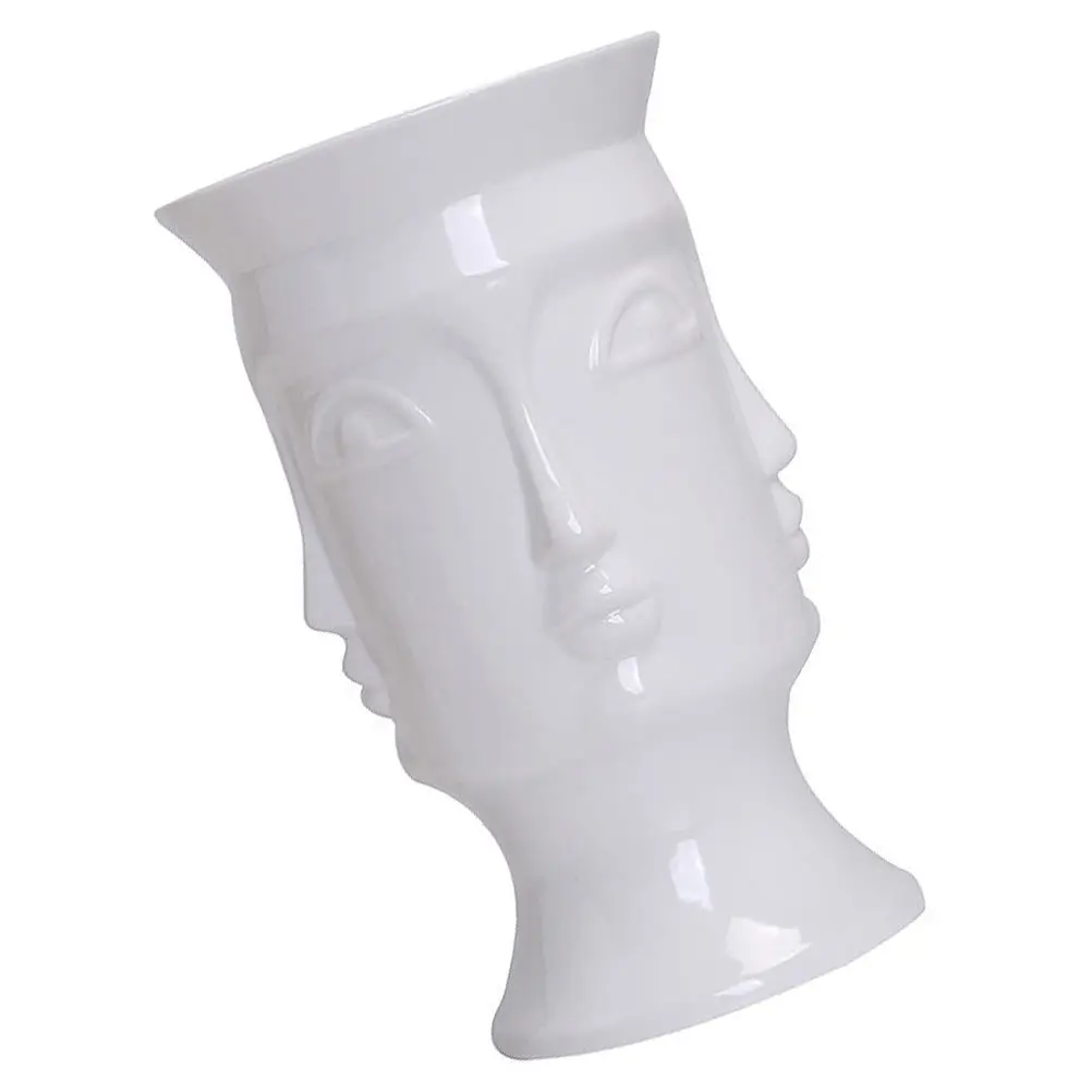 

Face Pots Wedding Decor Flower Vase Adornment Decorative White Sculpture