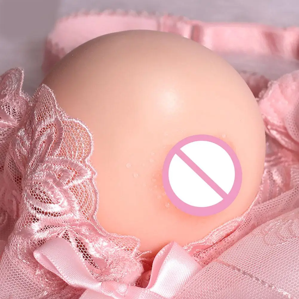 الصدر الاصطناعي وهمية سيليكون الثدي لعب الرجال الاستمناء الإجهاد ضغط الكرة لينة الثدي الصغيرة لعبة جيب كس العناية بالجنس