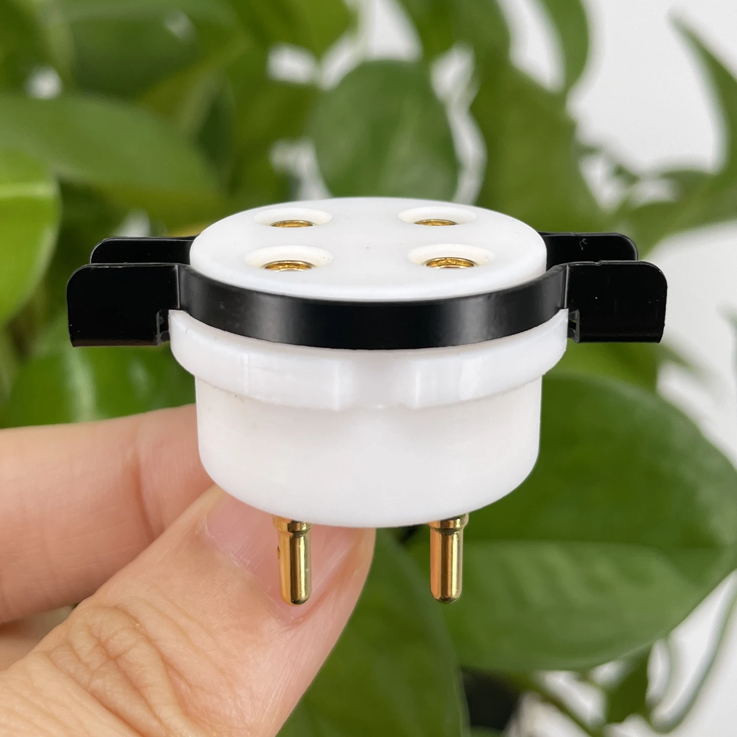 1PC Western Electric 101D 205D 216 Tube Socket EIZZ PTFE 4Pin Tube socket Gold Plated For Audio Vintage Amplifier