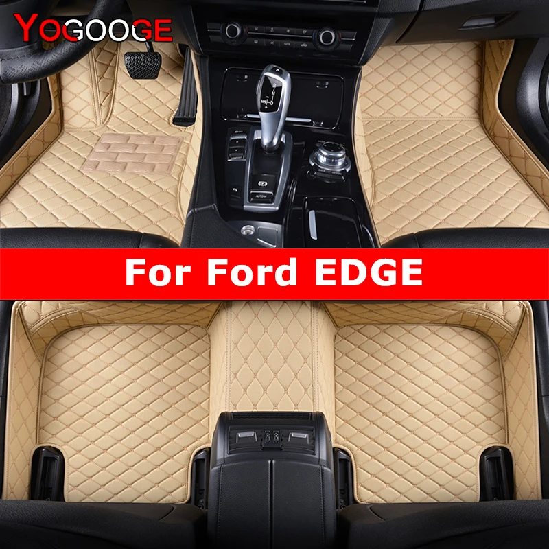 YOGOOGE пользовательские автомобильные коврики для Ford EDGE авто ковры аксессуары для ног Coche